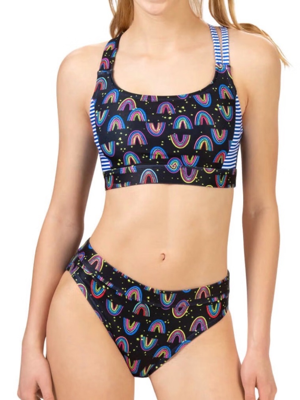 Uglies Women's Asymmetrical Workout Two Piece Swimsuit